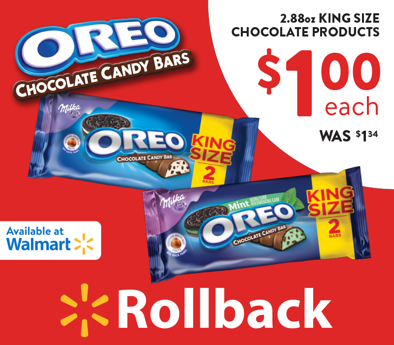 #OREOChocolate #KingSizeRollBack #Walmart #IC #food #foodie #chocolate #ad