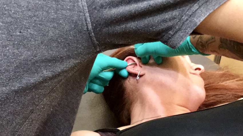 Forward helix piercing #forwardhelixpiercing #piercing #jewelry #fashion #beauty