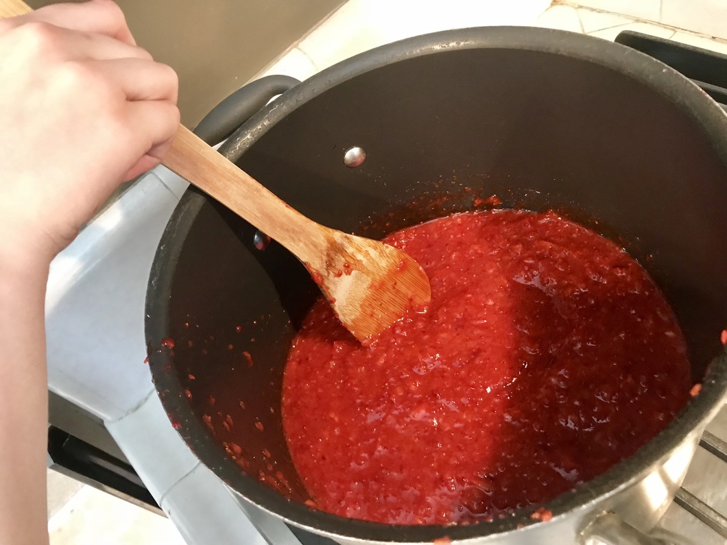 Homemade Strawberry Jame Recipe #strawberries #strawberryjam #recipe #homemade