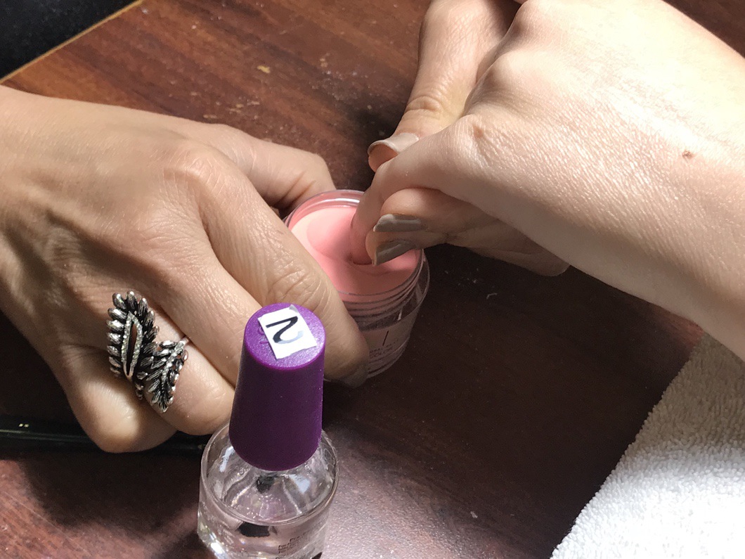 Dip Powder Nails #nails #dippowder #beauty