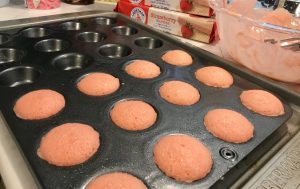 Voortman Strawberry Wafer Birthday Candle Cupcakes #Voortman #strawberry #cupcakes #baking #blogger #blog #food #foodie #recipe #ad