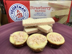 Voortman Strawberry Wafer Cheesecake Bites #Voortman #strawberry #cheesecake #baking #blogger #blog #food #foodie #recipe #ad