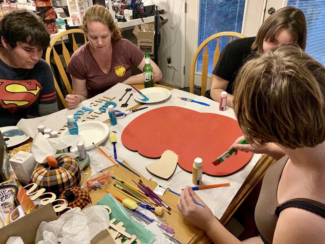 Craft Cuts #Halloween #art #artproject #artprojects #diy #pumpkin #art #family #ad