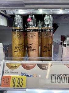 Holiday Glow with wet n wild megaglo body luminizer #wetnwildbeauty #walmartbeauty #IC #ad
