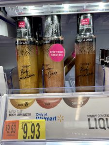 Holiday Glow with wet n wild megaglo body luminizer #wetnwildbeauty #walmartbeauty #IC #ad