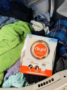 Dryel Dry Cleaning at Home in Dryer #Dryel #clean #cleaning #home #laundry #ad