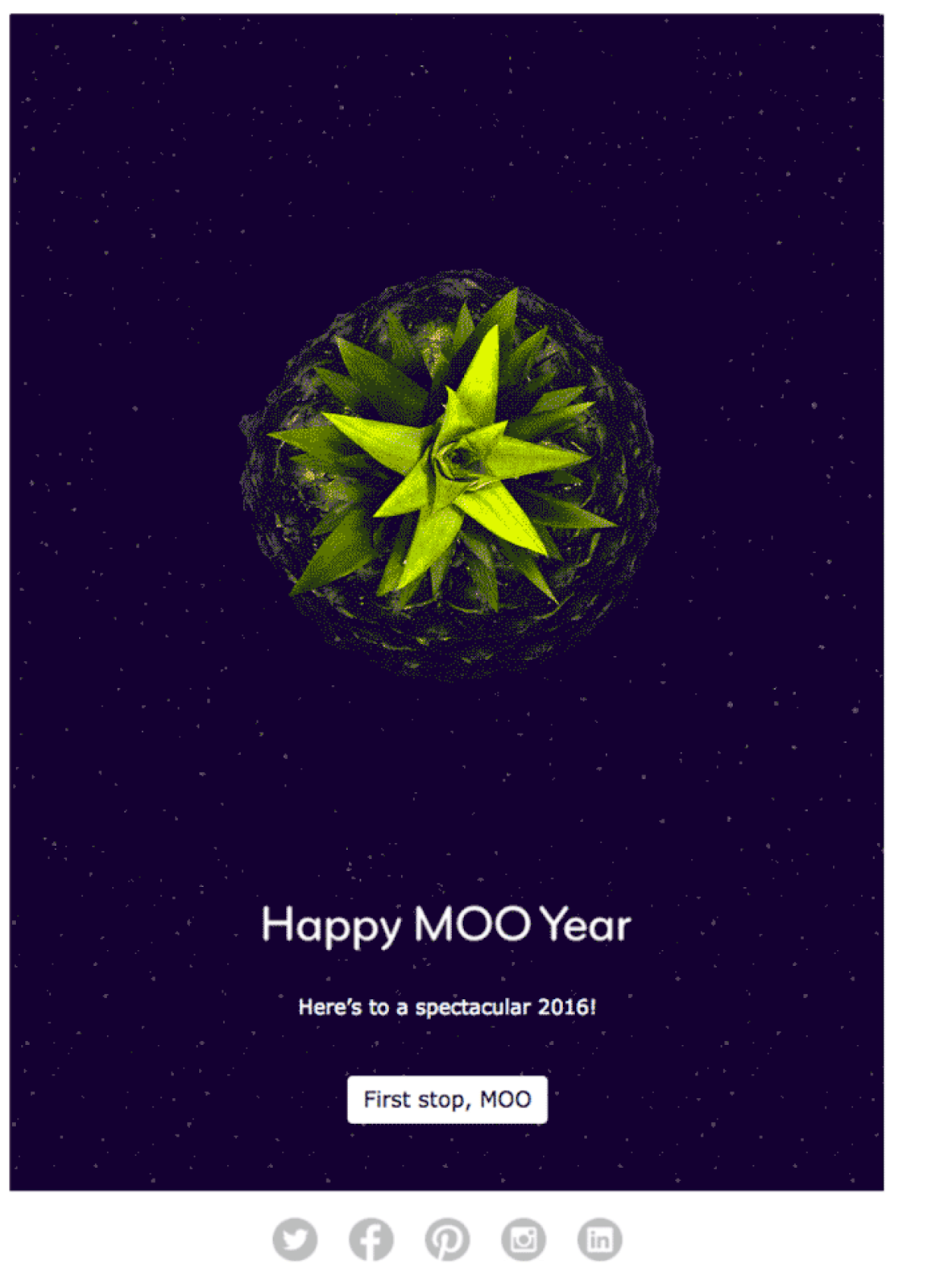 Moo New Year #Emma #NewYear #email #Marketing #ad