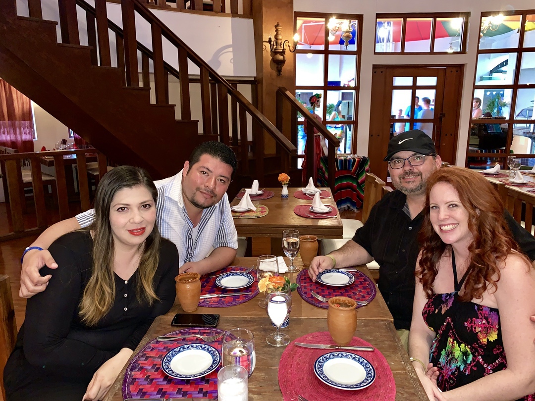 friends at a restaurant