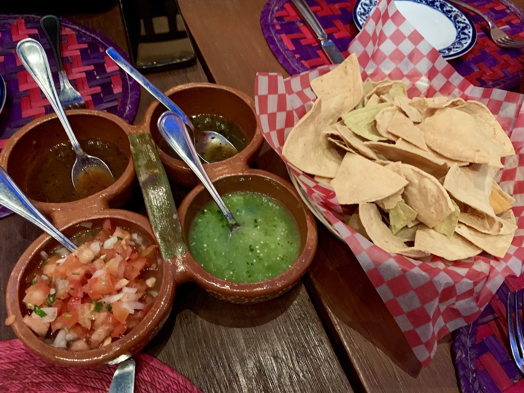 chips and salsa and guacamole
