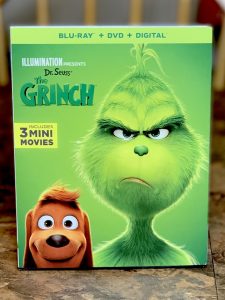 Dr. Seuss' The Grinch Blu-ray + DVD #TheGrinch #movie #giveaway #ad