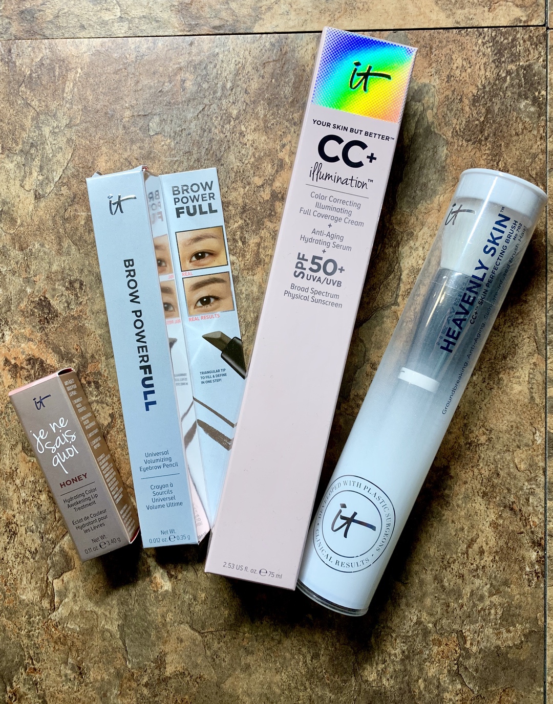close up of a makeup set