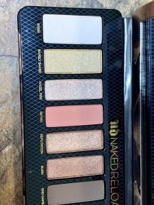 Close up of eye shadow palette