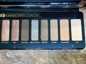 close up of eyeshadow palette