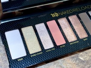Close up of eye shadow palette