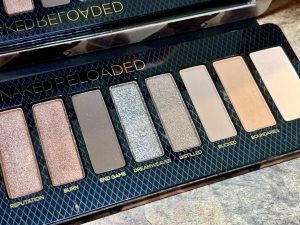 close up of eyeshadow palette