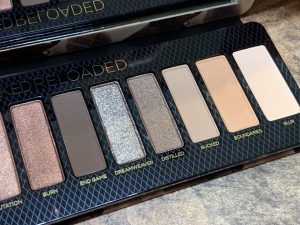 Close up of eye shadow palette