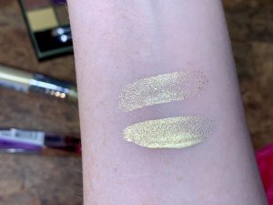 gold eyeshadow swatch