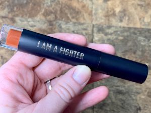 Box with liquid lipstick