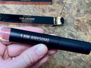 Box with liquid lipstick