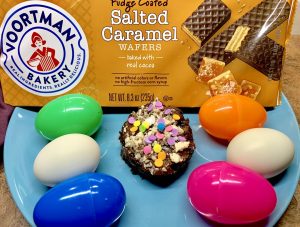 Voortman Bakery Fudge Coated Salted Caramel Wafers