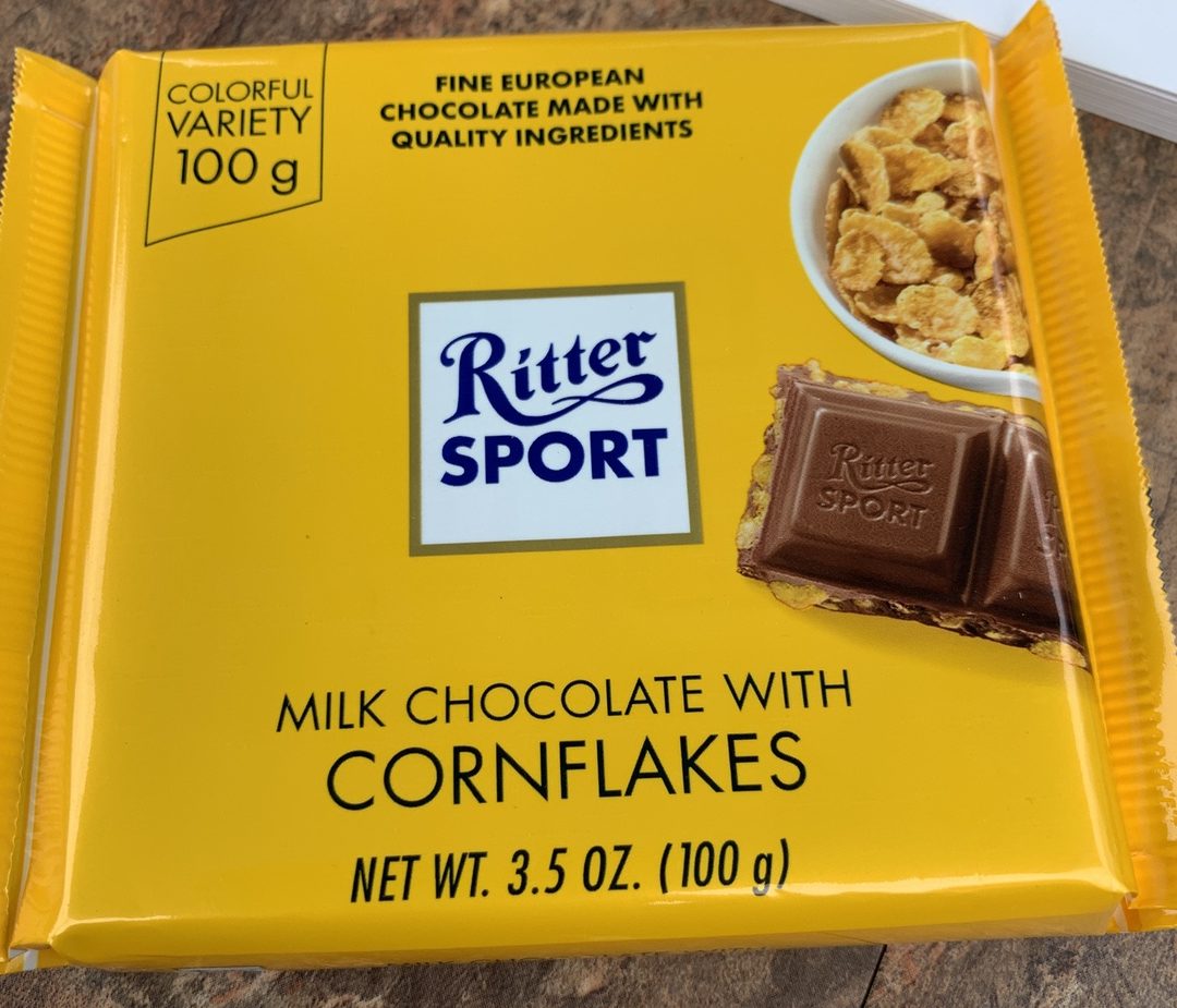 Ritter Sport Milk Chocolate With Cornflakes