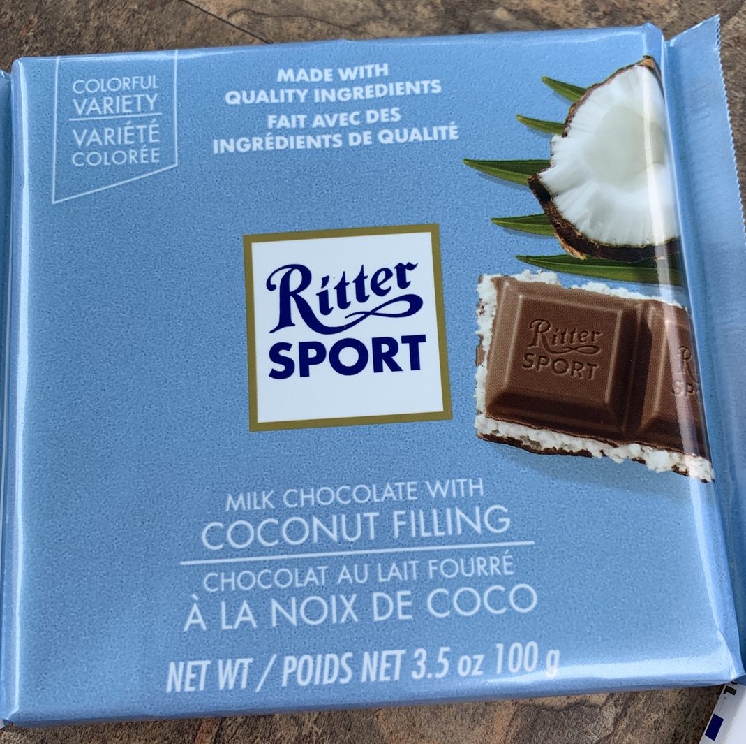 Ritter Sport Chocolate - Coconut Filling