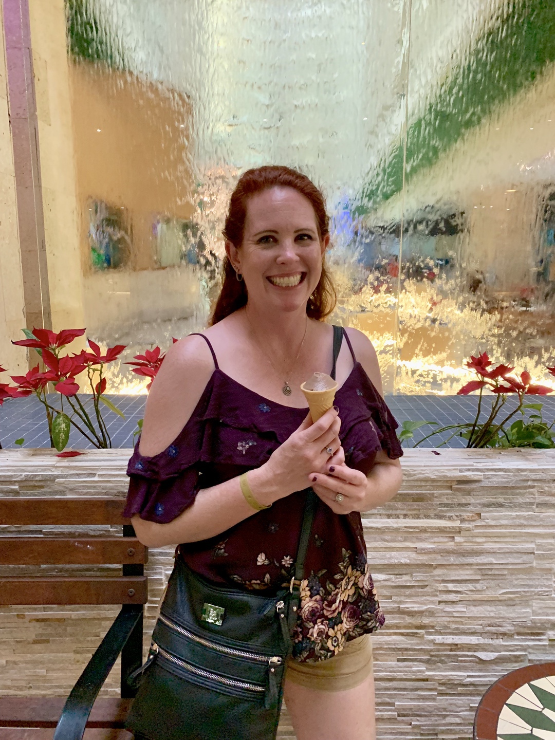 woman standing in front of water
