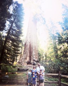 family picture at sequoia