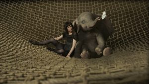 dumbo and woman