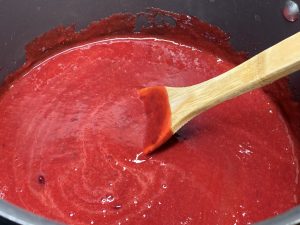 Cooking plums