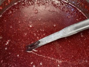 cooking plum jam
