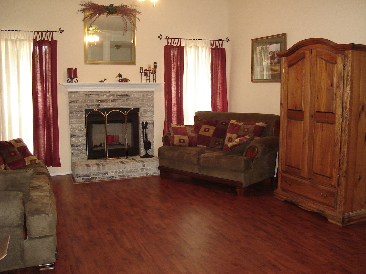 living room in home air conditioner