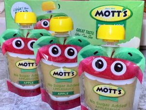 Mott's Clear Applesauce Pouches