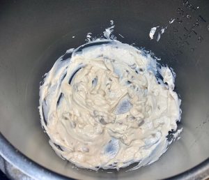 soup in bottom of instant pot