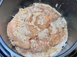 Instant Pot Garlic Chicken with Gravy and Rice