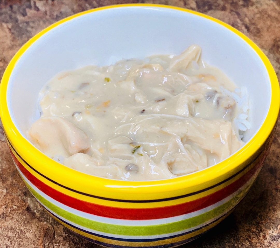 Instant Pot Garlic Chicken with Gravy and Rice