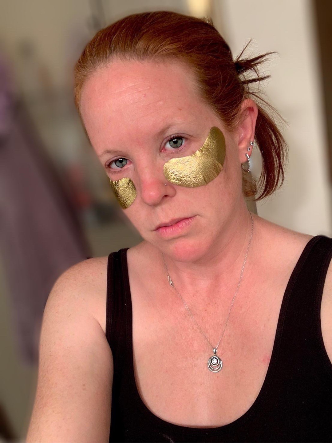 WANDER BEAUTY BAGGAGE CLAIM GOLD EYE MASK 6 PACK