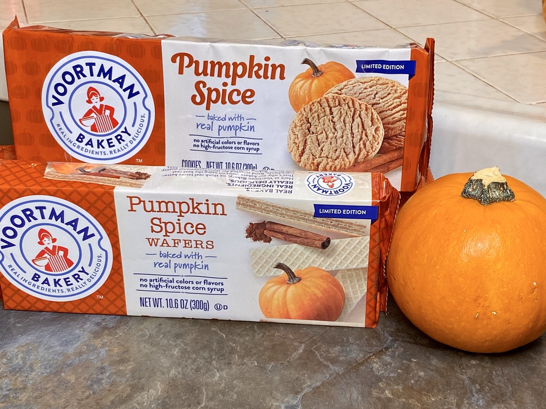 Pumpkin Spice Cookies and Wafers at Voortman Bakery