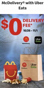 McDonald's Halloween Dinner with McDelivery