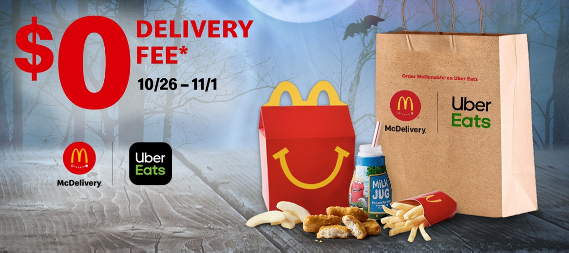 McDonald's Halloween Dinner with McDelivery