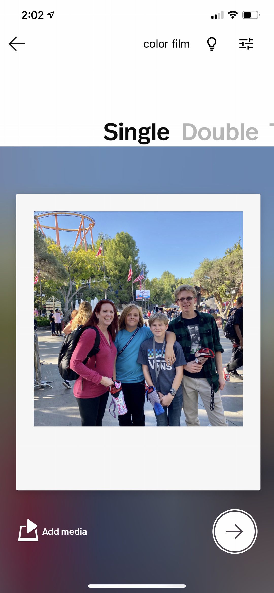 photo of mom with sons