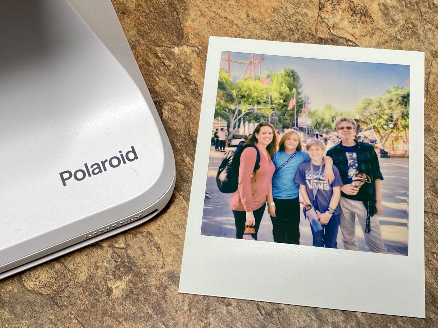 Polaroid Originals Lab Printer with polaroid picture