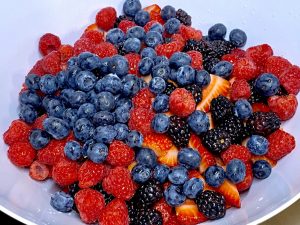 Red White and Blue Mixed Berry Trifle Recipe