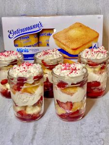 Strawberry Shortcake in a Jar Recipe with Entenmann's