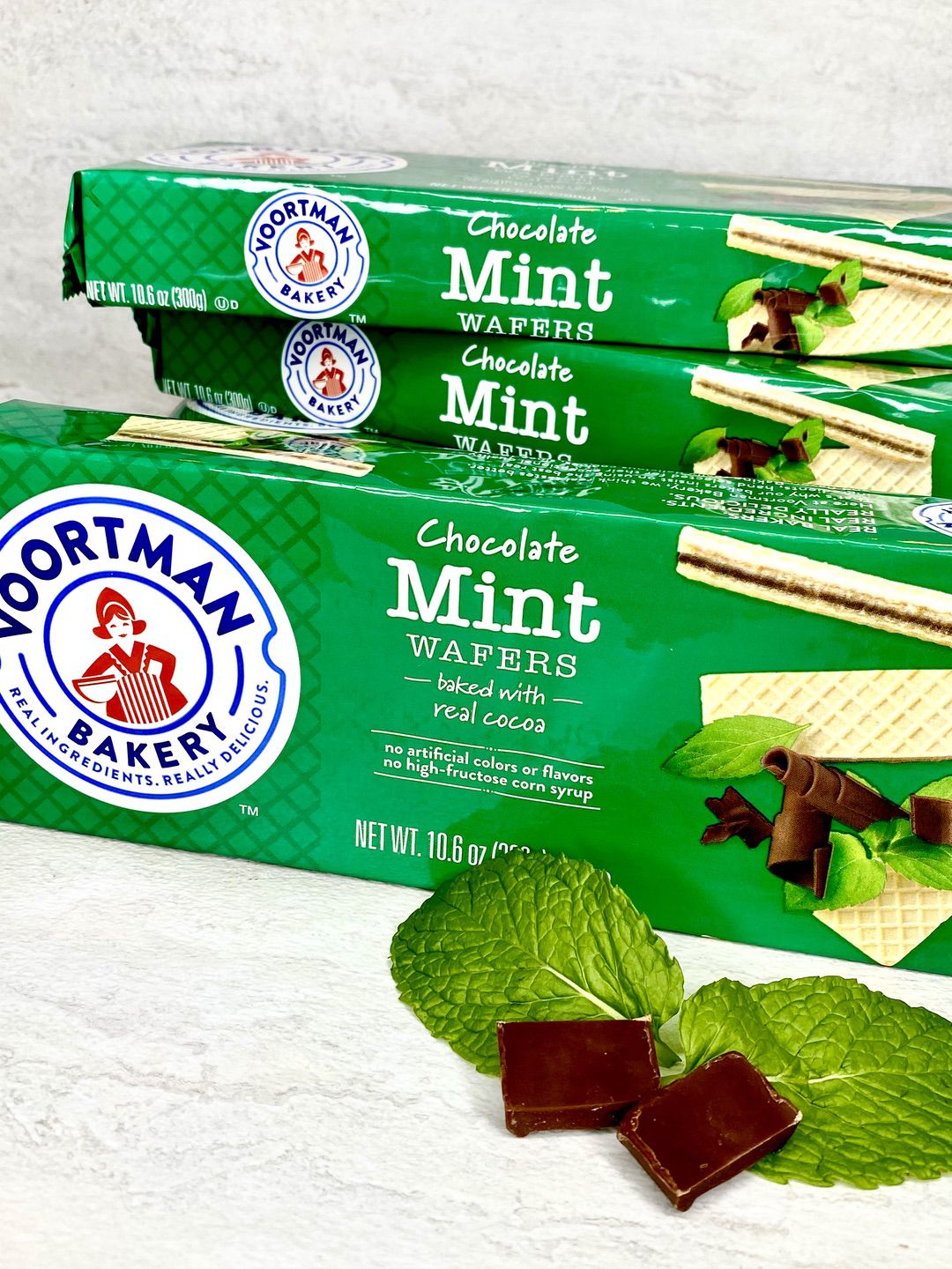 Voortman Bakery Chocolate Mint Wafers
