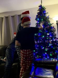 Decorating the Christmas Tree