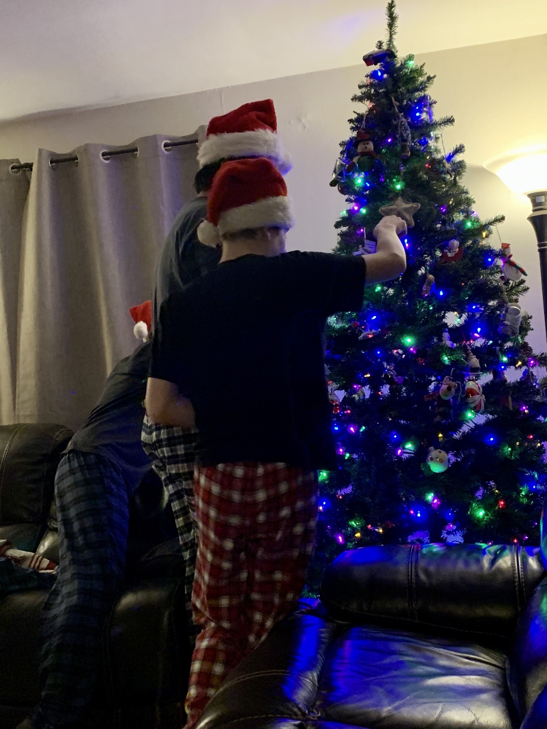Decorating the Christmas Tree