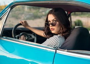 Teenager Driving Car