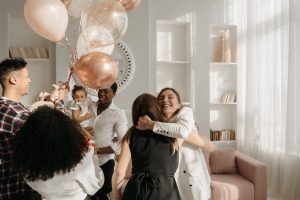 birthday party guests
