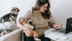 parents on computer